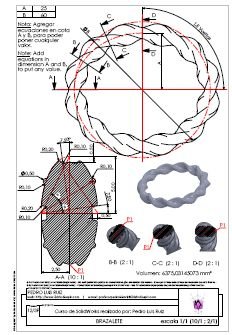 Brazalete por Pedro Luis Ruiz. World Cup SolidWorks